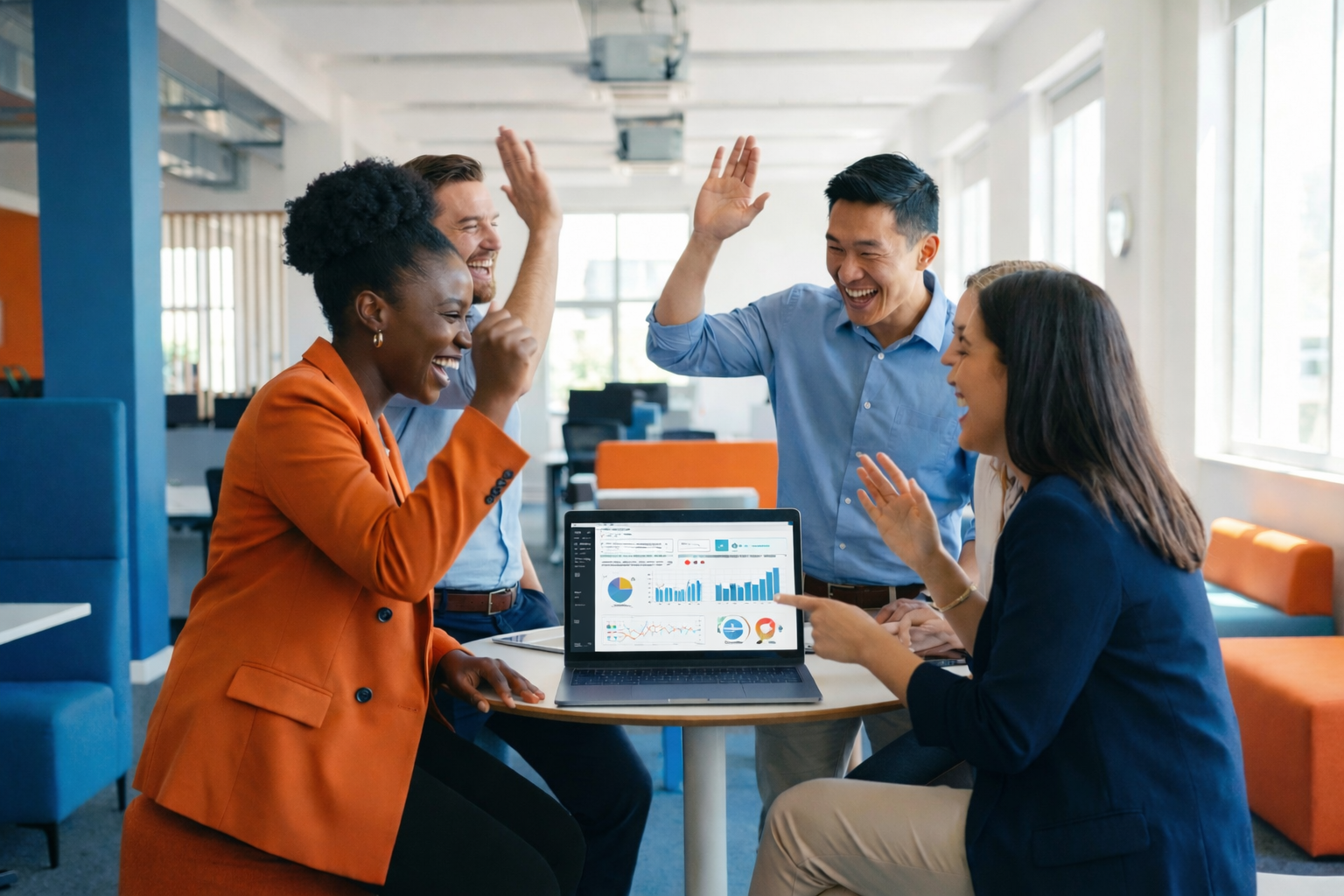 Equipe da RACE em reunião estratégica